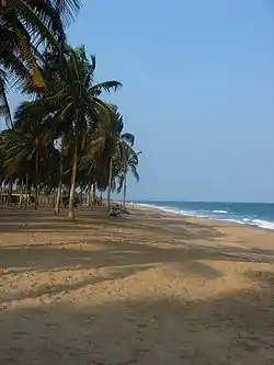 A beach in Aného