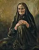 Old Woman, 1963, Oil on canvas