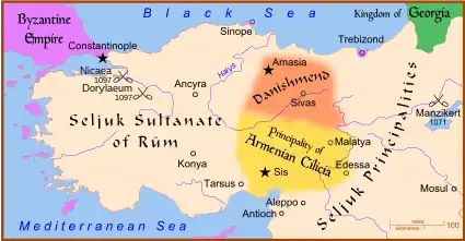 Anatolia in 1097, before the Siege of Nicaea