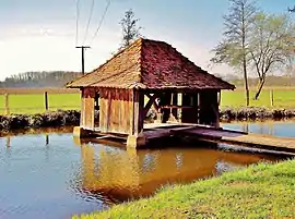 The wash house in the Sauer river in Gunstett