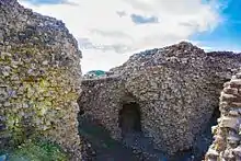 Remains of brick structures in Babylon