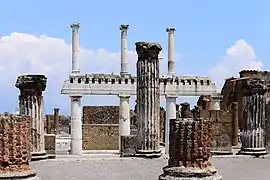 Entrance to the Basilica in the Forum