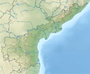 Andhra Pradesh relief map