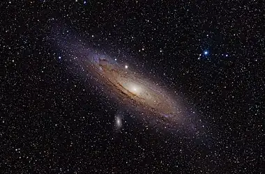 Image 18Andromeda GalaxyPhoto: Adam EvansThe Andromeda Galaxy is a spiral galaxy approximately 2.5 million light-years away. The image, created using a hydrogen-alpha filter, also shows Messier objects 32 and 110, as well as NGC 206 and the star Nu Andromedae. On December 15, 1612, German astronomer Simon Marius became the first person to describe the galaxy using a telescope.More selected pictures