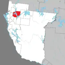 Location within Témiscamingue RCM