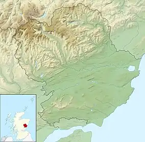 Rescobie Loch is located in Angus