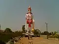 This is the statue of Lord Hanuman which is just beside the Shivalayam temple and its height is 22 meters.