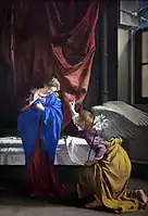 Orazio Gentileschi, Annunciation, c. 1623, 286 × 196 cm