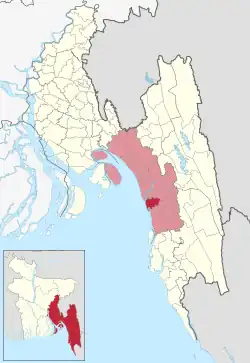 Location of Anowara