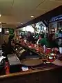 The bar of the Antelope Club on St. Patrick's Day. March 17, 2016.