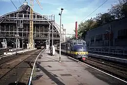 Mat '57 Benelux train electric two car trainset in Antwerpen Centraal.