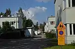 Functionalist apartment buildings in Rautpohja.