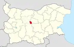 Apriltsi Municipality within Bulgaria and Lovech Province.