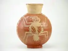 A ceramic depicting a spider from around 300 CE