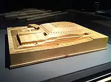 Model of Isozaki's Palau Sant Jordi