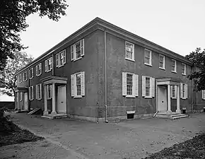 The northwest corner (1974), photo by Jack E. Boucher