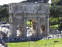 The Arch of Constantine, Rome