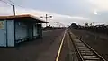 Westbound view from Platform 1 in August 2014