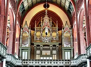 The church organ