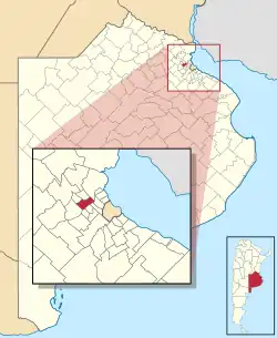 location of San Miguel Partido in Gran Buenos Aires