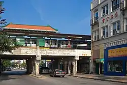 Argyle is one of several stations built on a concrete embankment