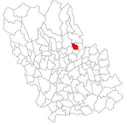 Location in Prahova County