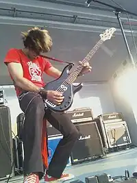 Aristotle Dreher appearing with Vaeda at Vans Warped Tour 2008