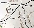 Rail route in 1930