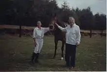 Armando Ayala Anguiano and his second wife, Esperanza Bollard.