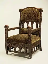 Armchair by Louis Comfort Tiffany (1892–94)