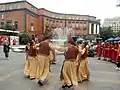 Kochari dance in Aznavour Square