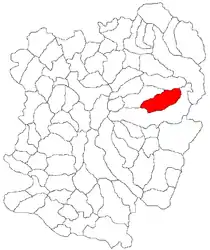 Location in Caraș-Severin County