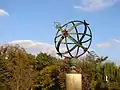 Armillary sphere in the garden