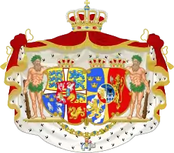 Marital arms of Queen Louise of Denmark