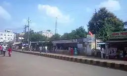 Main road in Armori, District Gadchiroli