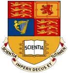 Traditional rendition with the college motto