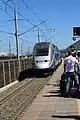 A TGV at the station