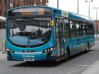 Arriva North West Wright Pulsar 2 in Liverpool in April 2013