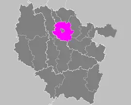 Location within the former region Lorraine