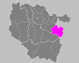 Location within the former region Lorraine