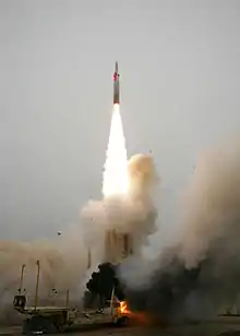 Arrow 2 launch on August 26, 2004, during AST USFT#2.