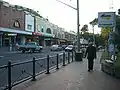 Hampden Road, facing north from the railway station