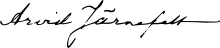 Järnefelt's signature