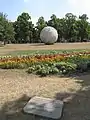 Moon Sculpture in Herrenbreite Park