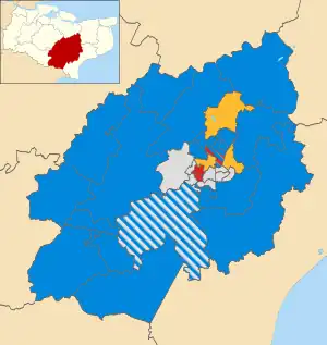 2003 results map