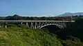 The former Aso Bridge, also known as ‘Red Bridge’, Minamiaso, Kumamoto