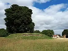 Colour photograph of Asthall barrow