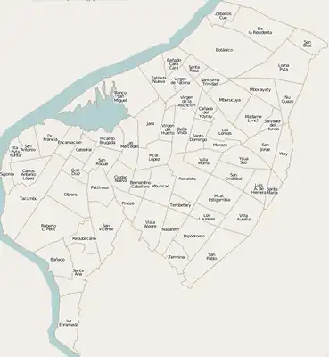 Neighborhoods of Asunción