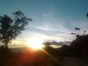 Sunset in Viracachá