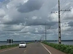 Region of the embankment of the Paraná River on the border MS-SP.